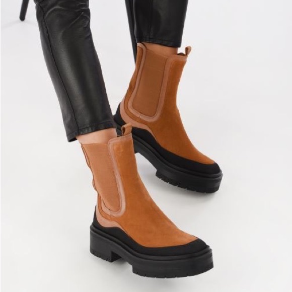 Sam Edelman Shoes - New Sam Edelman Lulia Suede Lug Sole Boots